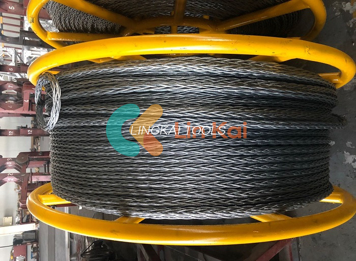Ισχυρό συρμάτινο σχοινί από χάλυβα 12 X 19s Anti Twist για αγωγό έλξης Πιστοποιημένο κατά ISO 9001
