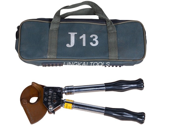 J13 Manual Ratchet Cable Cutters Ηλεκτρικά εργαλεία κατασκευής για κοπή ACSR