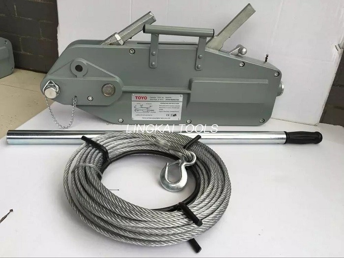 Tirfor Steel Wire Rope Hand Winch Hoist συρματόσχοινο Συγκεντρωτικό βαρούλκο για ανύψωση