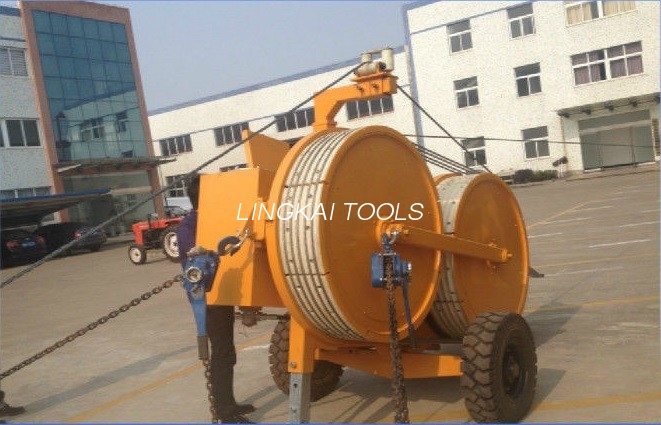 Orange Hydraulic Puller Tensioner SA-YQZ40 40KN για αγωγό έλξης / τάνυσης