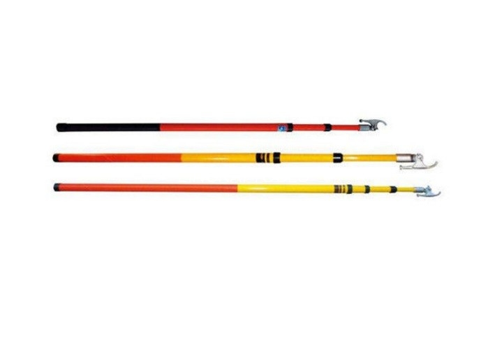 500KV Τάση 7,5M Ηλεκτρική μόνωση Hot Stick Τηλεσκοπικό Fiberglass