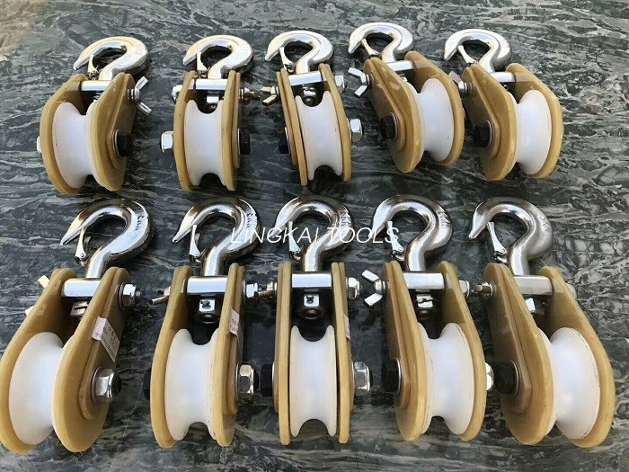 Εποξειδική ρητίνη πλάκα πλάκας Tower Erection Tools Insolated Hoisting Tackle 8mm Rope Max Dia