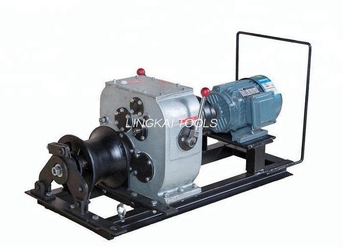 Μηχανή τροχαλίας καλωδίων 50KN 380V / Εργαλεία έλξης καλωδίων 3 χρόνια εγγύηση