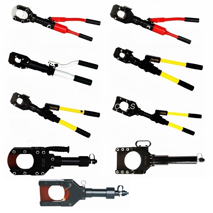 Κόφτης καλωδίων 85mm Stroke Hydraulic Crimping Tool for Cutting amoured Cu / Al Max 85mm