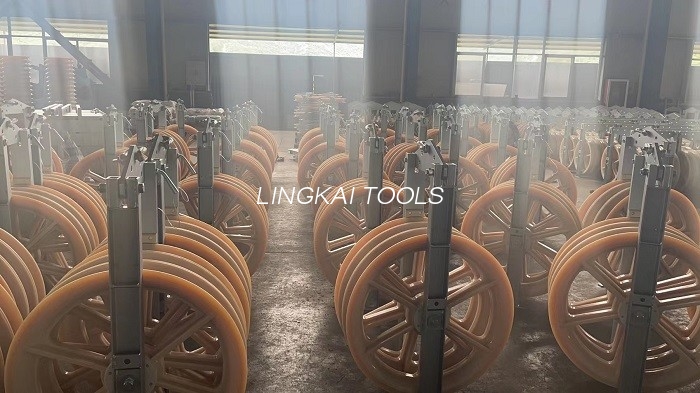 Μπλοκ χορδών αγωγού μετάδοσης 30 60 100 KN με MC Nylon Wheels