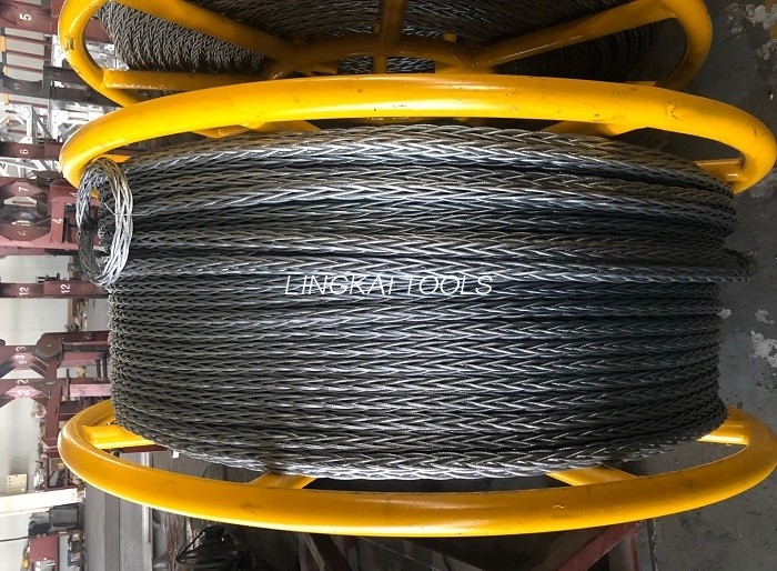 Χαλύβδινο συρματόσχοινο 18 mm για δύο δεσμευμένους αγωγούς.