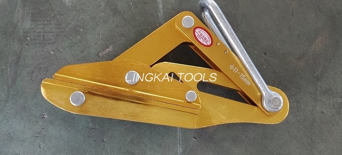 Οπτική κατασκευή Come Along Clamps Wire Grips for OPGW Cable Come Along