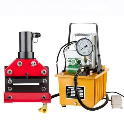 30T Busbar Cutter Underground Cable Tools for 12mm 200mm Copper / Aluminium Plate